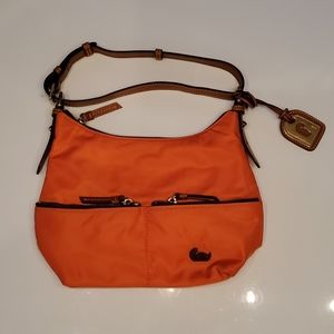 Dooney and Bourke Nylon Satchel Duck Logo Purse